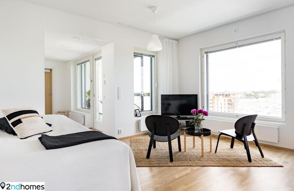"Kanava" - New 1Br Apartment With Sauna, Balcony & Views, Hosted By 2Ndhomes 탐페레 외부 사진